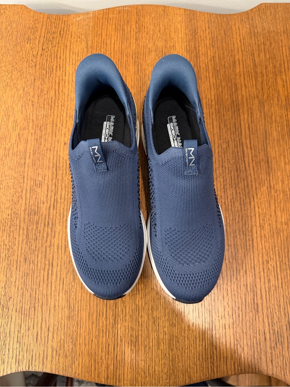 Skechers Navy Slip-On Knit Men's Sneaker